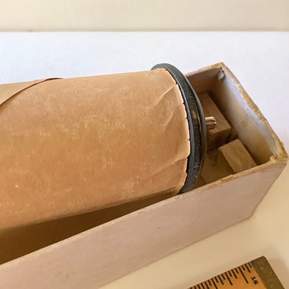 Player piano roll, antique paper scroll in original box, music - Picture 10 of 12